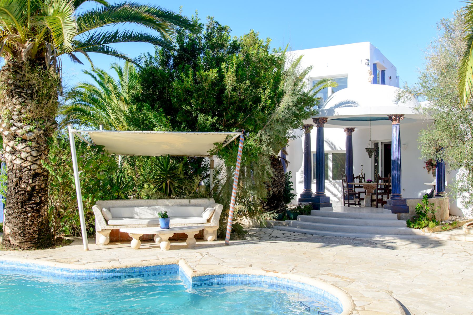 Luxury Arabic style villa for sale in Ibiza with Sea View